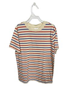 HANNA ANDERSSON RED STRIPED KNIT SS SHIRT
