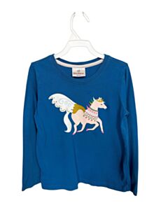 HANNA ANDERSSON BLUE KNIT LS SHIRT