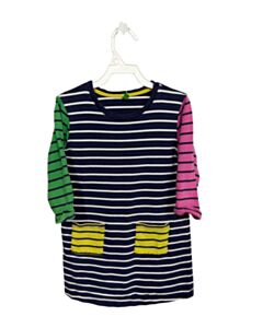 UNITED COLORS  BLUE  STRIPED  KNIT DRESS