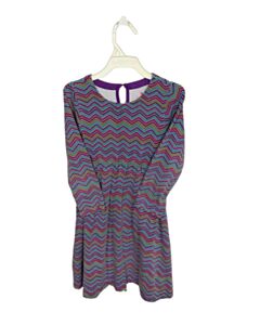 PINK CHICKEN  PURPLE  STRIPED  KNIT DRESS