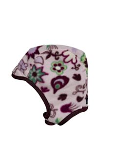 PATAGONIA PURPLE FLEECE FLORAL HAT