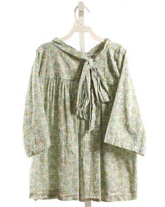 HANNAH KATE  GREEN  FLORAL  SHIRT-LS