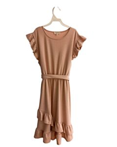 HAYDEN GIRLS PINK KNIT DRESS