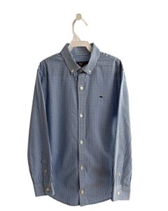 VINEYARD VINES BLUE GINGHAM DRESS SHIRT