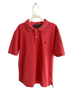 POLO BY RALPH LAUREN RED KNIT SS SHIRT