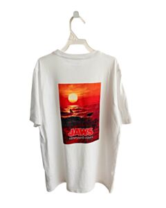 VINEYARD VINES WHITE PRINTED DESIGN T-SHIRT
