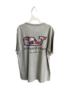 VINEYARD VINES  GRAY   PRINTED DESIGN T-SHIRT