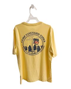 VINEYARD VINES  YELLOW   PRINTED DESIGN T-SHIRT