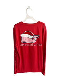 VINEYARD VINES  RED   PRINTED DESIGN T-SHIRT