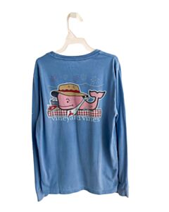 VINEYARD VINES BLUE PRINTED DESIGN T-SHIRT