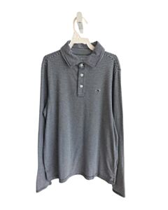 VINEYARD VINES BLUE STRIPED KNIT LS SHIRT