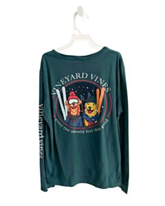 VINEYARD VINES  GREEN   PRINTED DESIGN T-SHIRT
