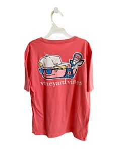 VINEYARD VINES PINK PRINTED DESIGN T-SHIRT