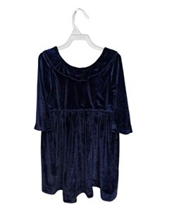 PINK CHICKEN BLUE VELVET PARTY DRESS