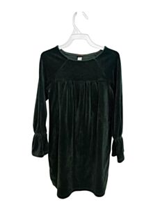 TEA GREEN VELVET PARTY DRESS