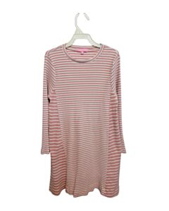 BISBY BY LITTLE ENGLISH  PINK  STRIPED  KNIT DRESS