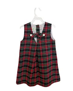ALICE KATHLEEN RED FLANNEL PLAID DRESS