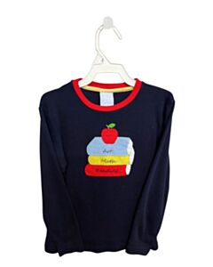 BELLA BLISS NAVY KNIT LS SHIRT