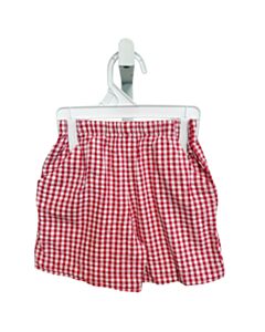 BAILEY BOYS RED SEERSUCKER GINGHAM SHORTS