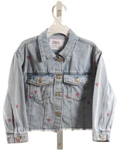 ZARA  DENIM   EMBROIDERED OUTERWEAR
