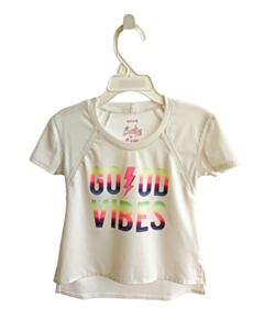 LUCKY IN LOVE WHITE PRINT T-SHIRT