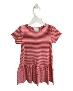 LITTLE ENGLISH RED STRIPED KNIT DRESS