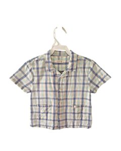 LALI  BLUE  PLAID  DRESS SHIRT