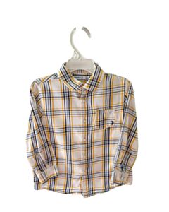 MAYORAL  YELLOW  PLAID  DRESS SHIRT
