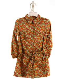 BONPOINT LIME GREEN FLORAL DRESS