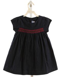 JACADI CHAMBRAY SMOCKED DRESS