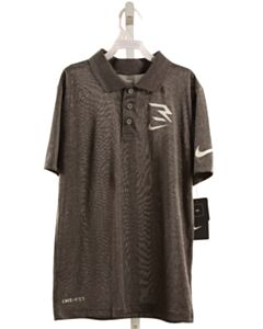 NIKE GRAY KNIT SS SHIRT