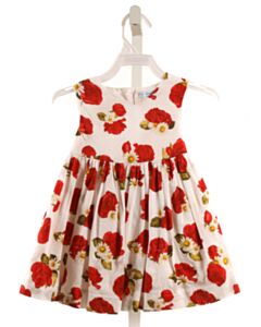 MAYORAL RED FLORAL DRESS
