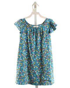 DOTDOT SMILE AQUA KNIT DRESS