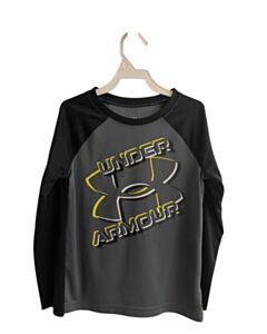 UNDER ARMOUR  BLACK   PRINTED DESIGN T-SHIRT