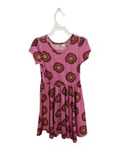 DOTDOT SMILE PINK FLORAL KNIT DRESS