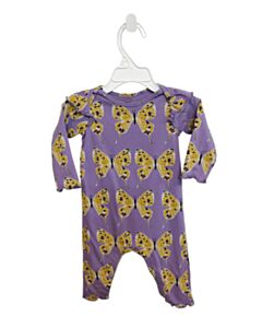 TEA  PURPLE  FLORAL  ROMPER