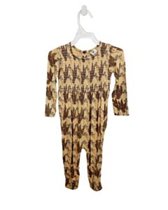 KATE QUINN BROWN PRINTED DESIGN ROMPER