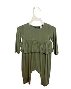 KATE QUINN GREEN ROMPER WITH RUFFLE