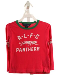 RALPH LAUREN HOT PINK PRINT KNIT LS SHIRT
