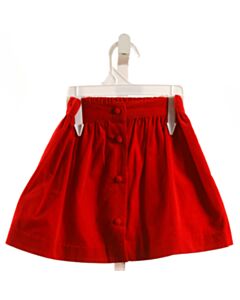HARTSTRINGS  RED CORDUROY   SKIRT