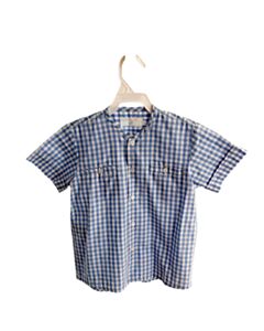 SAL & PIMENTA BLUE GINGHAM DRESS SHIRT