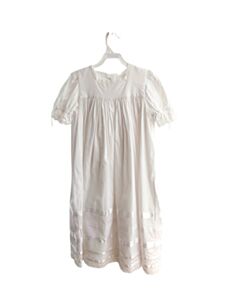STRASBURG  WHITE    PARTY DRESS WITH EYELET TRIM