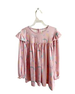 CECIL & LOU PINK DRESS WITH RUFFLE