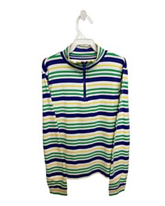 CPC  GREEN  STRIPED  PULLOVER