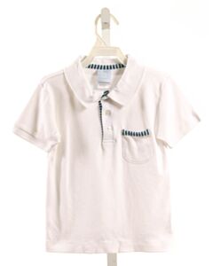 BELLA BLISS  WHITE  KNIT SS SHIRT
