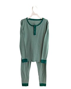 PETITE PLUME GREEN STRIPED LOUNGEWEAR