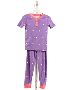 THE BEAUFORT BONNET COMPANY  PURPLE KNIT  PRINTED DESIGN LOUNGEWEAR