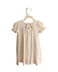 PIXIE LILY WHITE SMOCKED KNIT DRESS