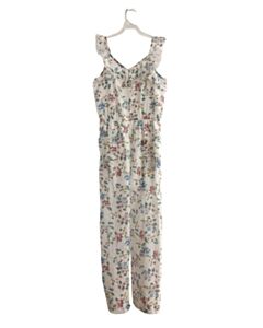 SARA SARA WHITE EYELET FLORAL ROMPER