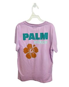 LOLA + THE BOYS  LAVENDER   PRINTED DESIGN T-SHIRT